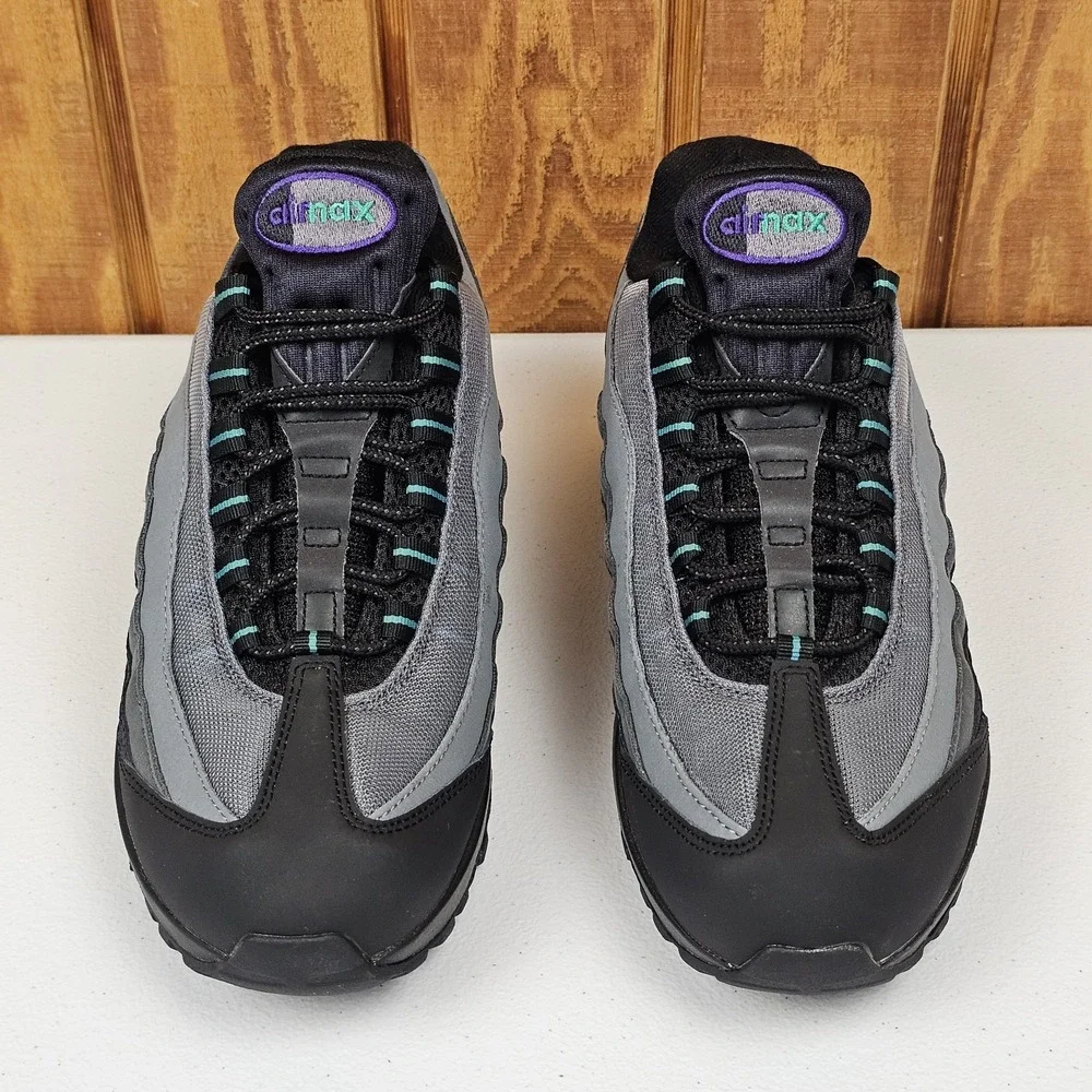 Nike Air Max 95 OG Mens 8 Big Bubble Black Grape IQ7601-010